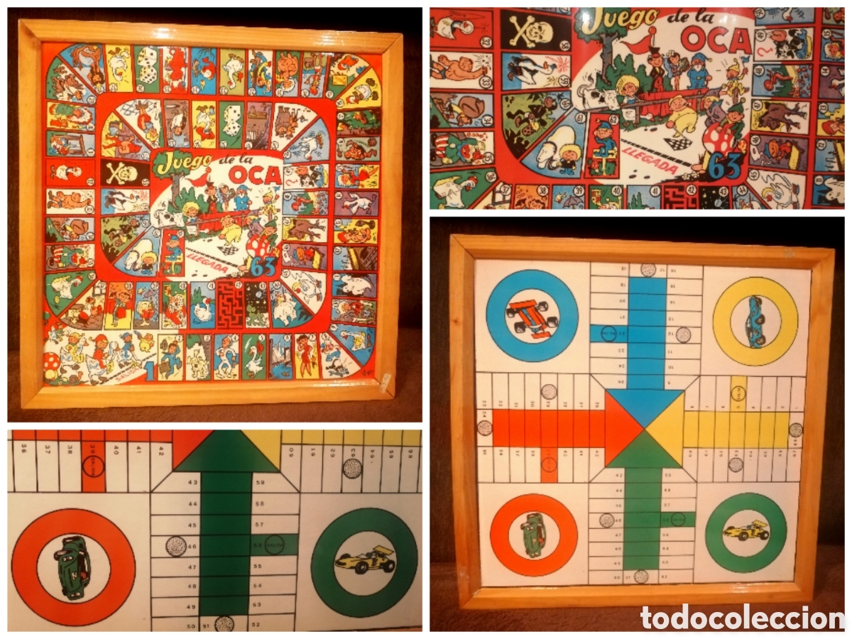 Juegos de mesa: Parch&iacute;s oca antiguo vintage - Foto 1