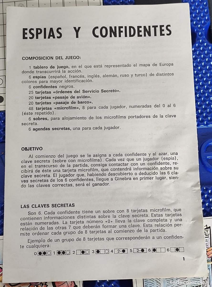 Juegos de mesa: ESPIAS Y CONFIDENTES - Foto 3