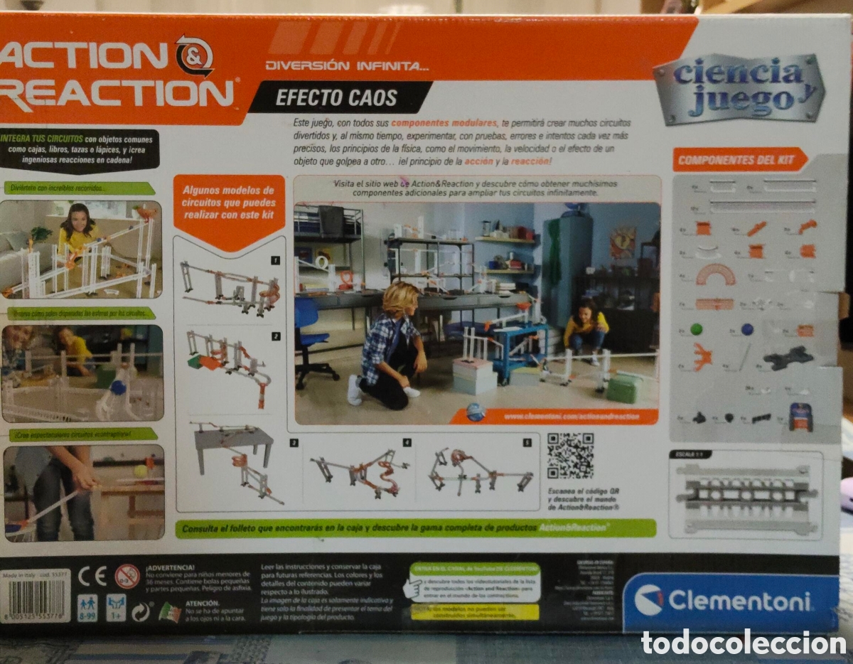 Juegos de mesa: Juego de construcci&oacute;n &ldquo;Action & Reaction &ndash; Efecto Caos&rdquo; de Clementoni (STEM) - Foto 2