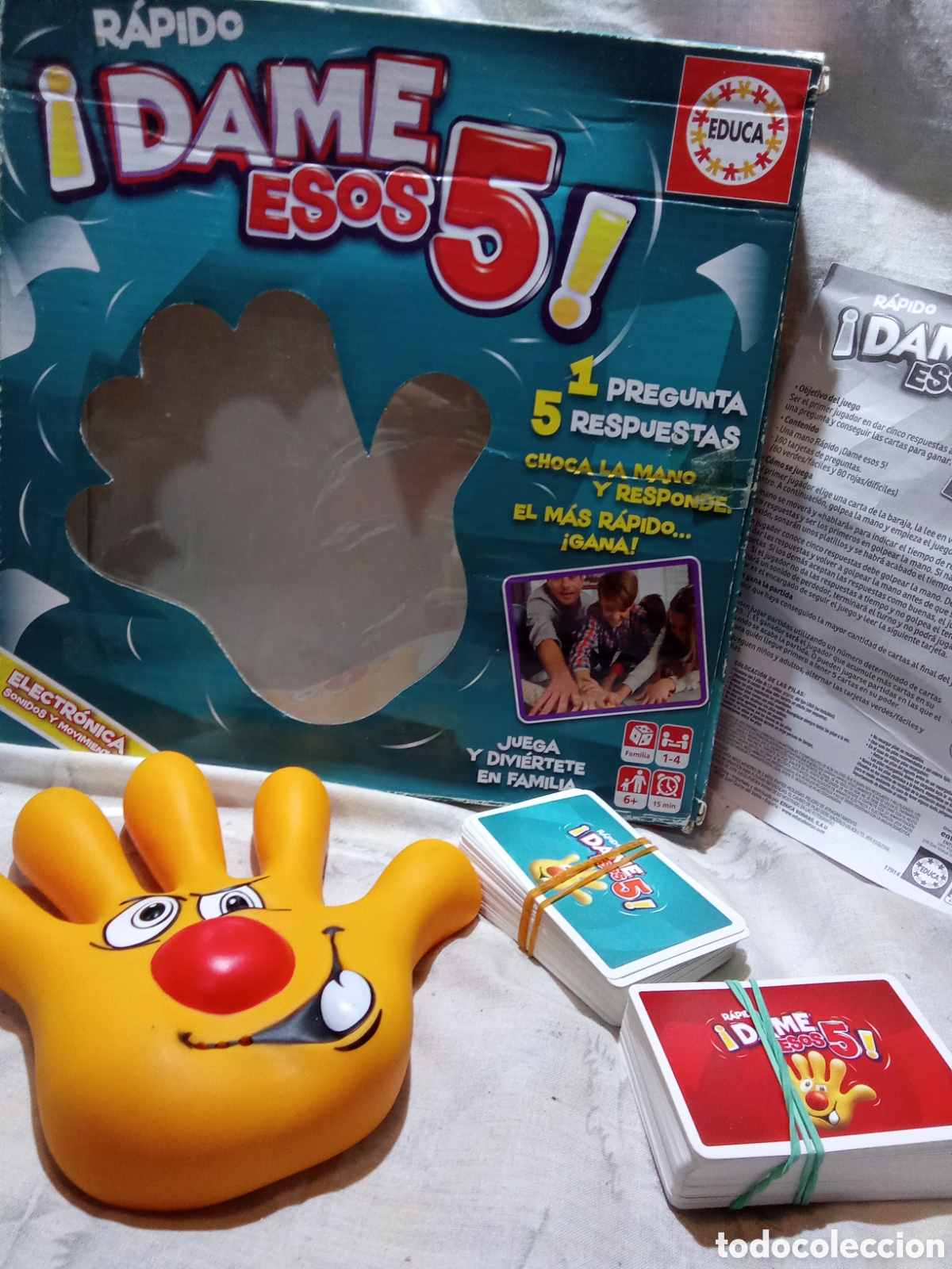 Juegos de mesa: JUEGO DE MESA &iexcl;DAME ESOS 5! DE EDUCA - Foto 1