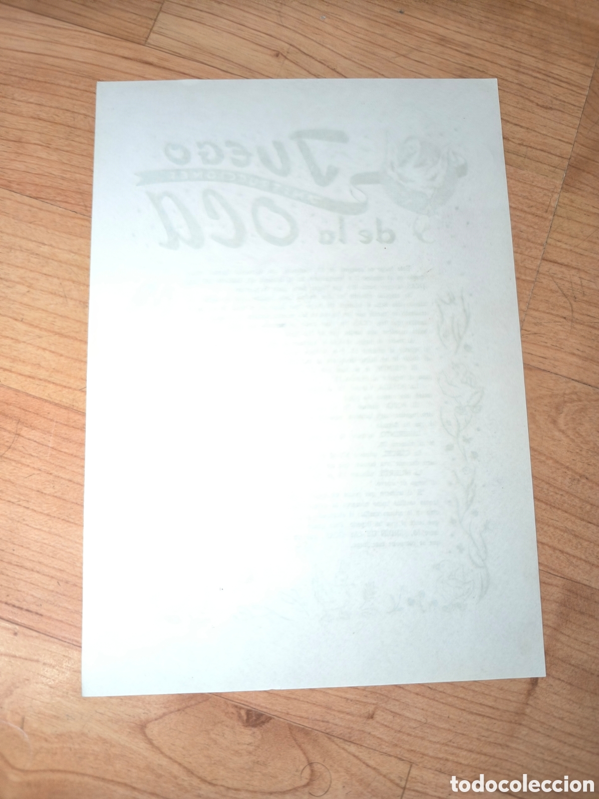 Juegos de mesa: Instrucciones del juego de la oca. Antiguo - Foto 2