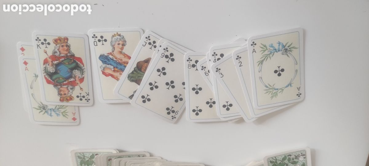 Juegos de mesa: Caja con dos barajas de poker. Miniatura - Foto 5