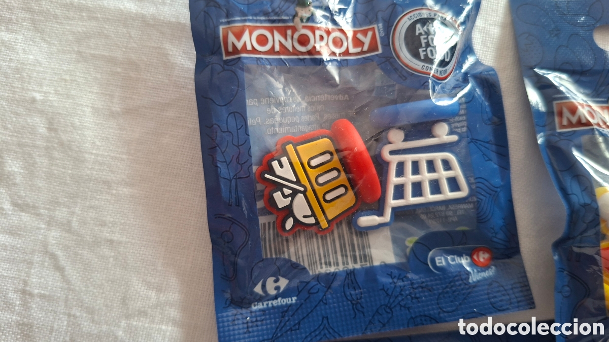 Juegos de mesa: 6 Fichas MONOPOLY CARREFOUR - Foto 2