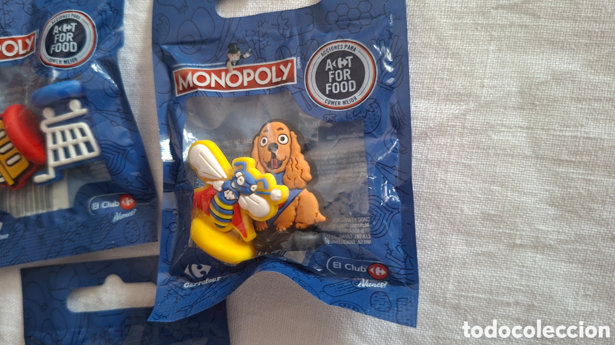 Juegos de mesa: 6 Fichas MONOPOLY CARREFOUR - Foto 3