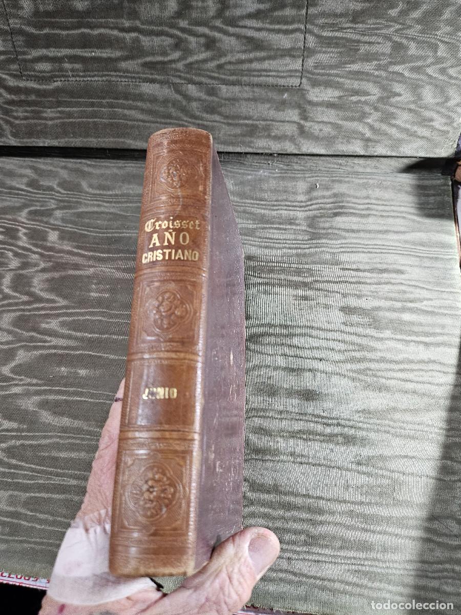 Juegos de mesa: libro antigo 1862 mes del a&ntilde;o cristiano - Foto 1