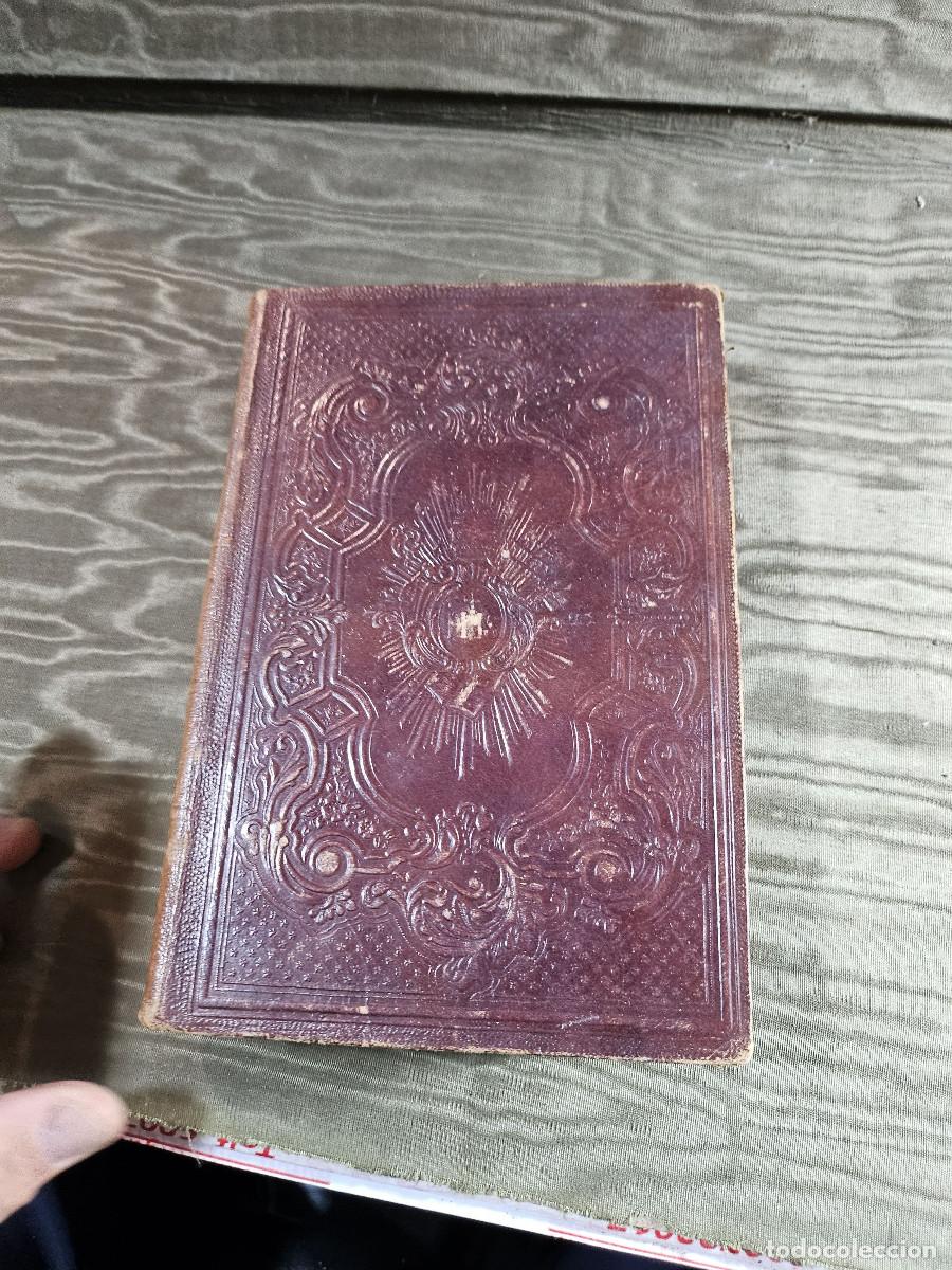 Juegos de mesa: libro antigo 1862 mes del a&ntilde;o cristiano - Foto 2