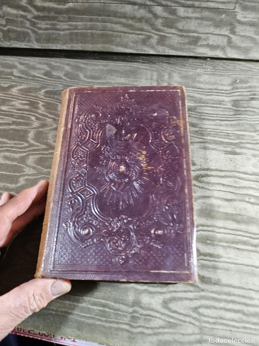 Juegos de mesa: libro antigo 1862 mes del a&ntilde;o cristiano - Foto 2