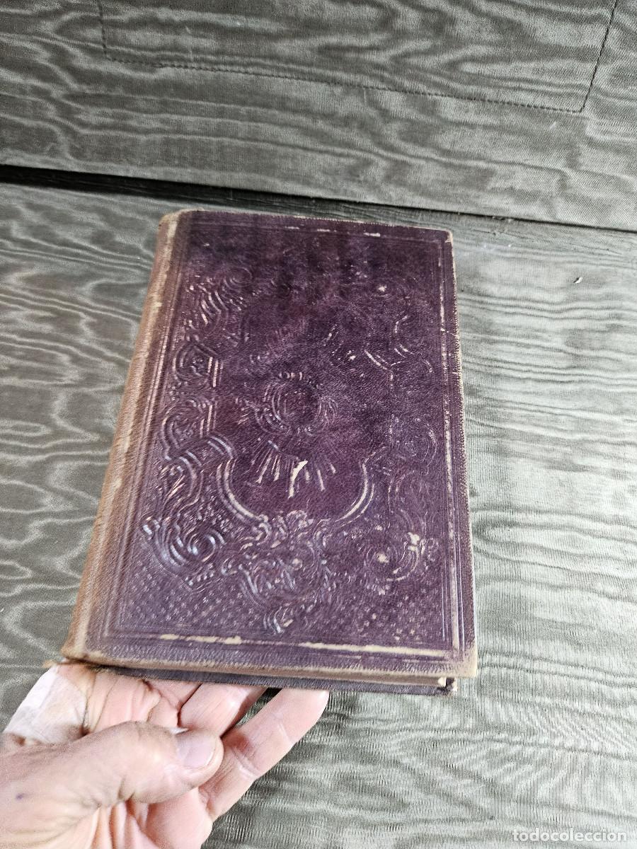 Juegos de mesa: libro antigo 1862 mes del a&ntilde;o cristiano - Foto 1