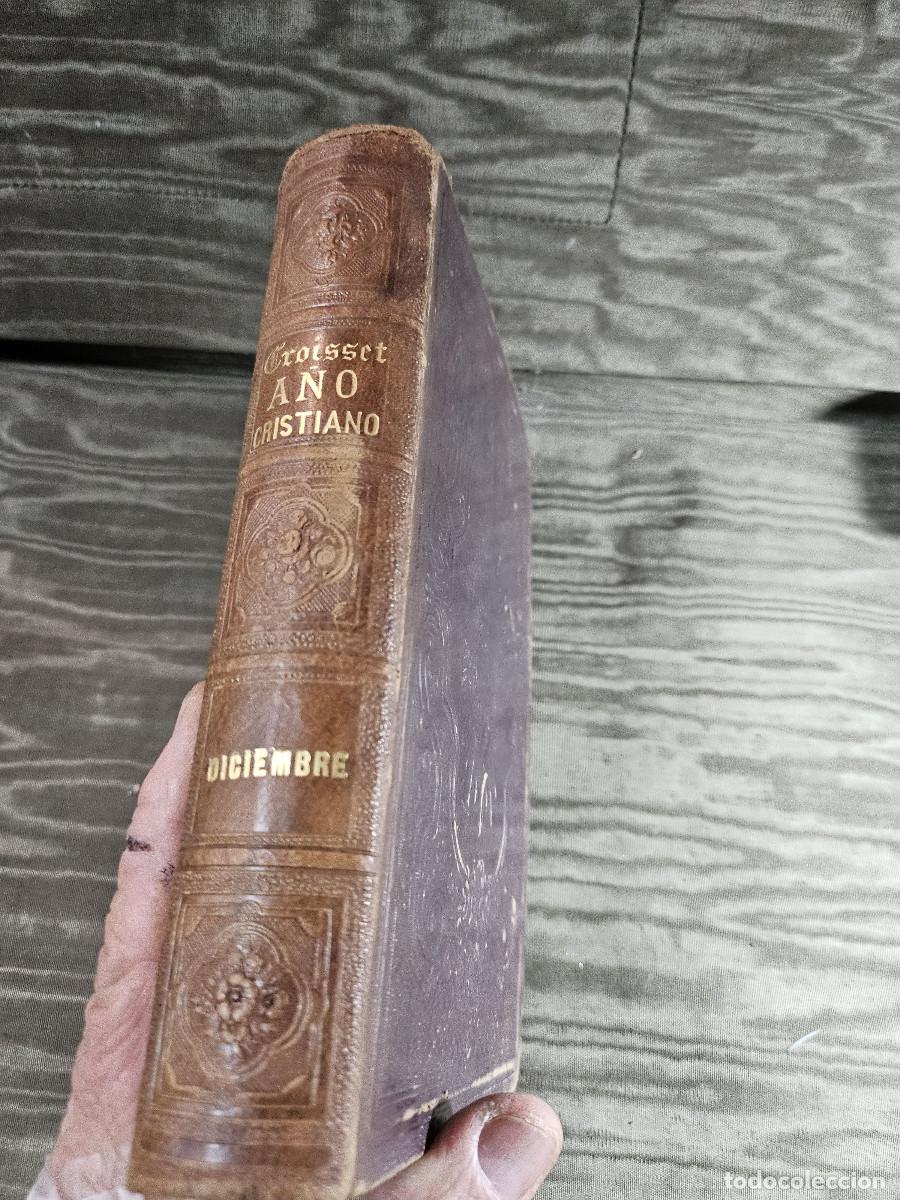 Juegos de mesa: libro antigo 1862 mes del a&ntilde;o cristiano - Foto 2