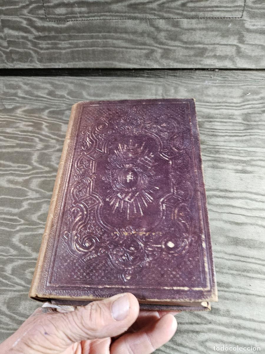 Juegos de mesa: libro antigo 1862 mes del a&ntilde;o cristiano - Foto 2