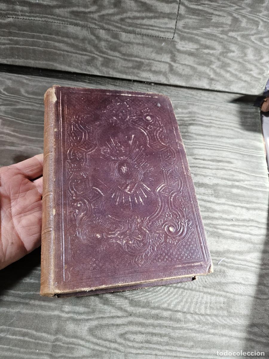 Juegos de mesa: libro antigo 1862 mes del a&ntilde;o cristiano - Foto 1