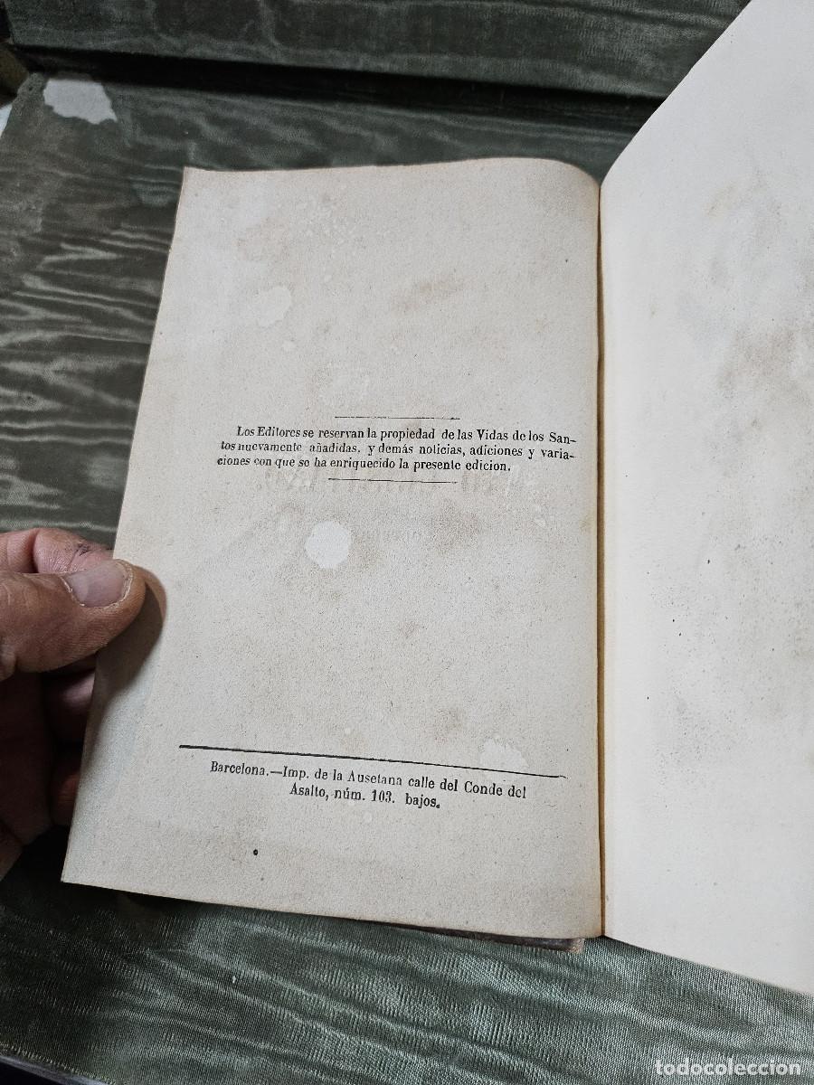 Juegos de mesa: libro antigo 1862 mes del a&ntilde;o cristiano - Foto 3