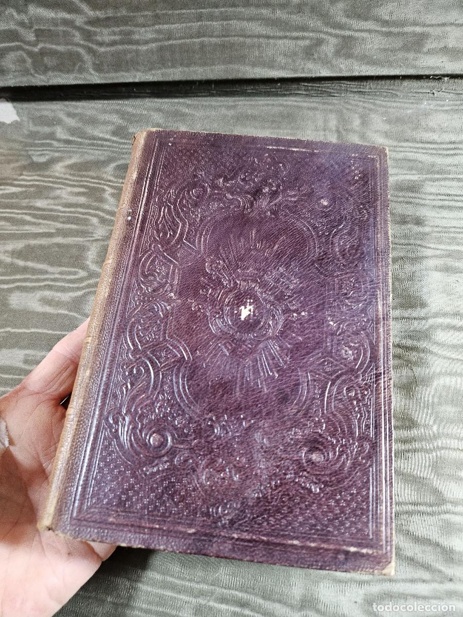 Juegos de mesa: libro antigo 1862 mes del a&ntilde;o cristiano - Foto 2