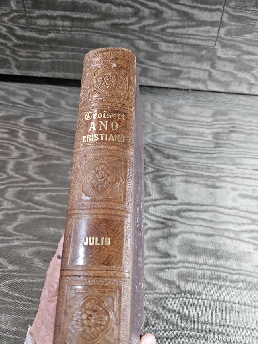Juegos de mesa: libro antigo 1862 mes del a&ntilde;o cristiano - Foto 1
