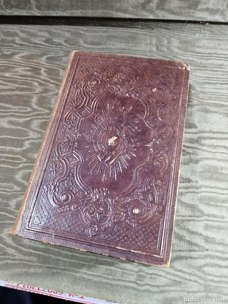 Juegos de mesa: libro antigo 1862 mes del a&ntilde;o cristiano - Foto 3