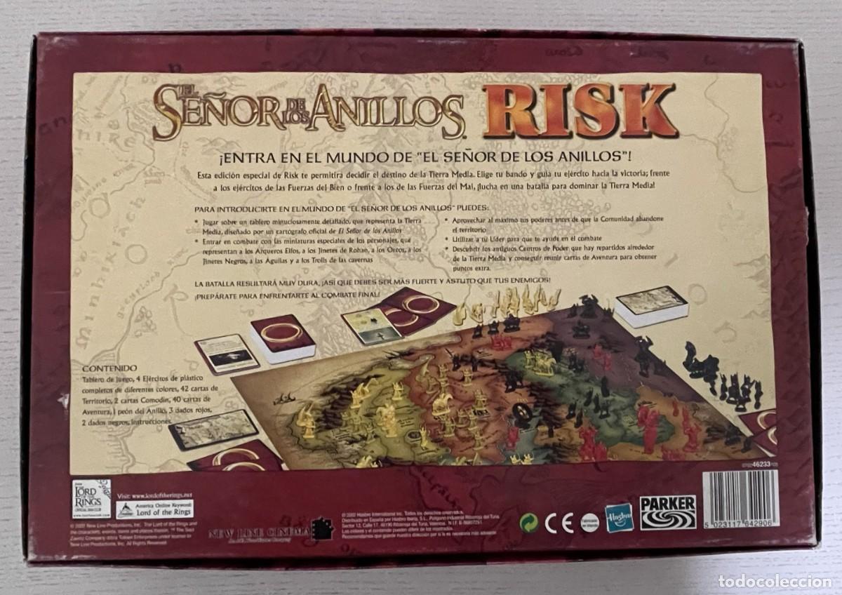 Juegos de mesa: RISK EL SE&Ntilde;OR DE LOS ANILLOS - PARKER 2002 - INCOMPLETO - Foto 2