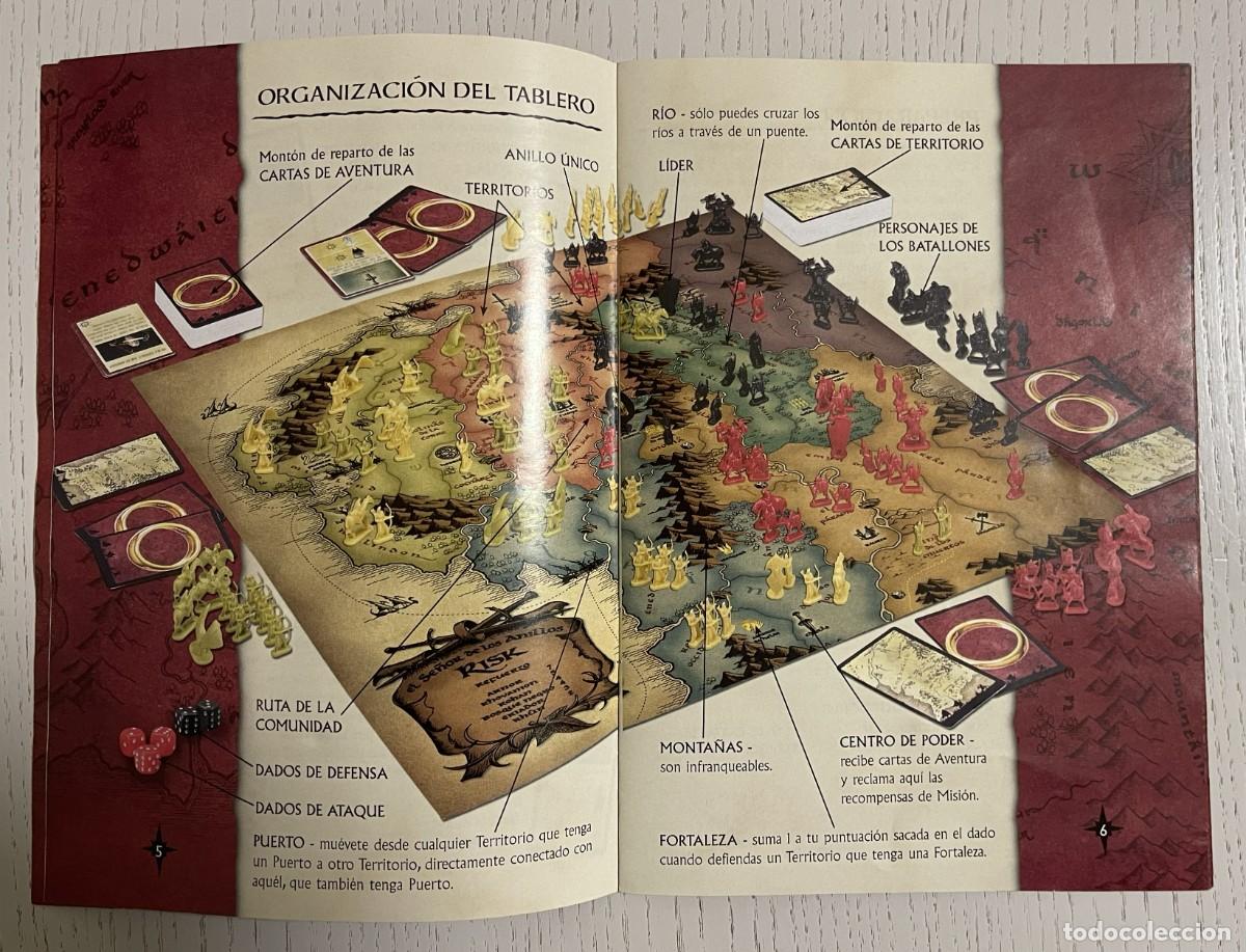 Juegos de mesa: RISK EL SE&Ntilde;OR DE LOS ANILLOS - PARKER 2002 - INCOMPLETO - Foto 8
