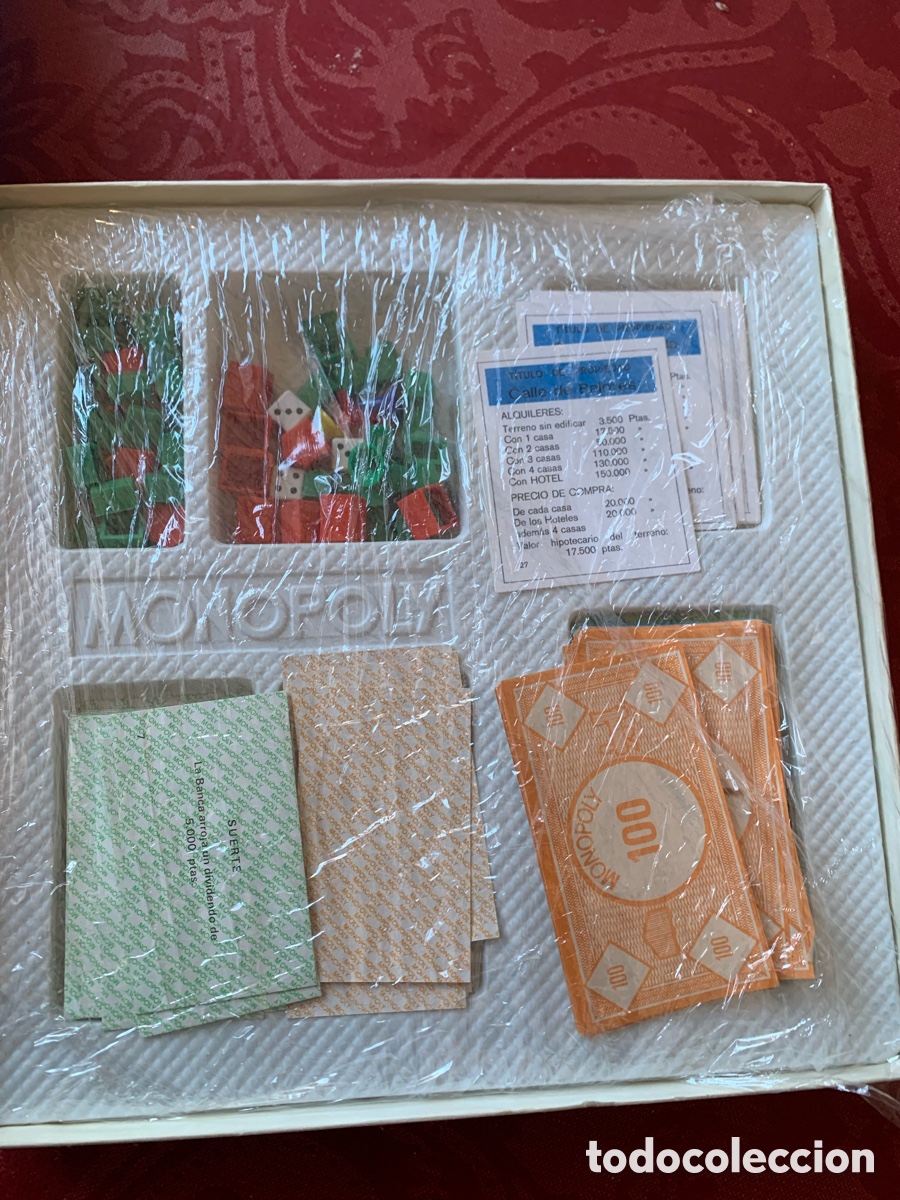 Juegos de mesa: Juego mesa Monopoly antiguo - Foto 3