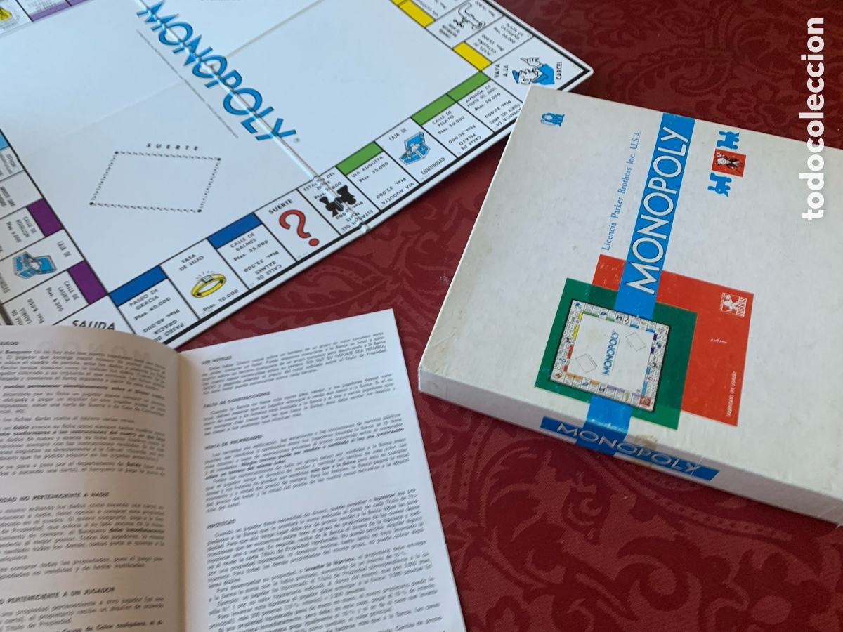Juegos de mesa: Juego mesa Monopoly antiguo - Foto 4