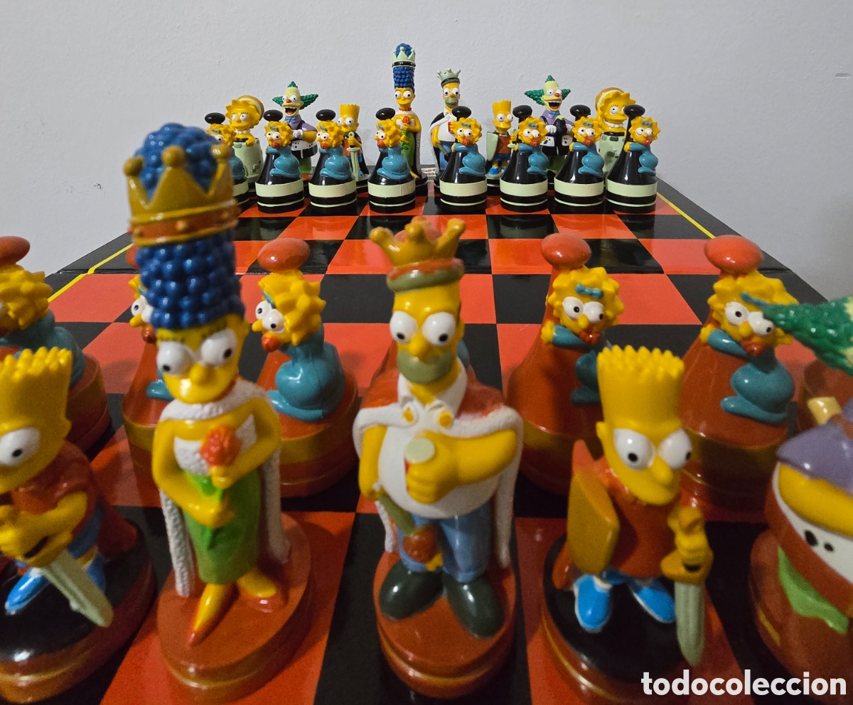 Juegos de mesa: Ajedrez oficial de United Labels de Los Simpson 3D - Foto 7