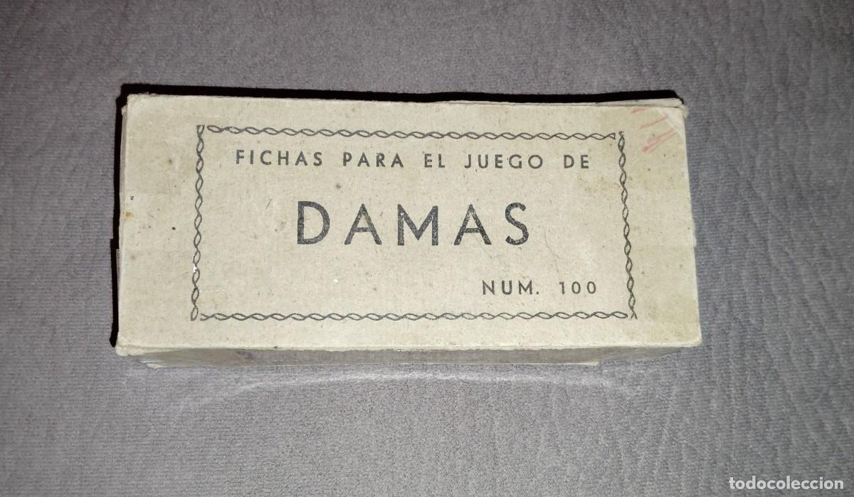 Juegos de mesa: FICHAS PARA EL JUEGO DE DAMAS, N&uacute;m. 100, MADERA - Foto 1