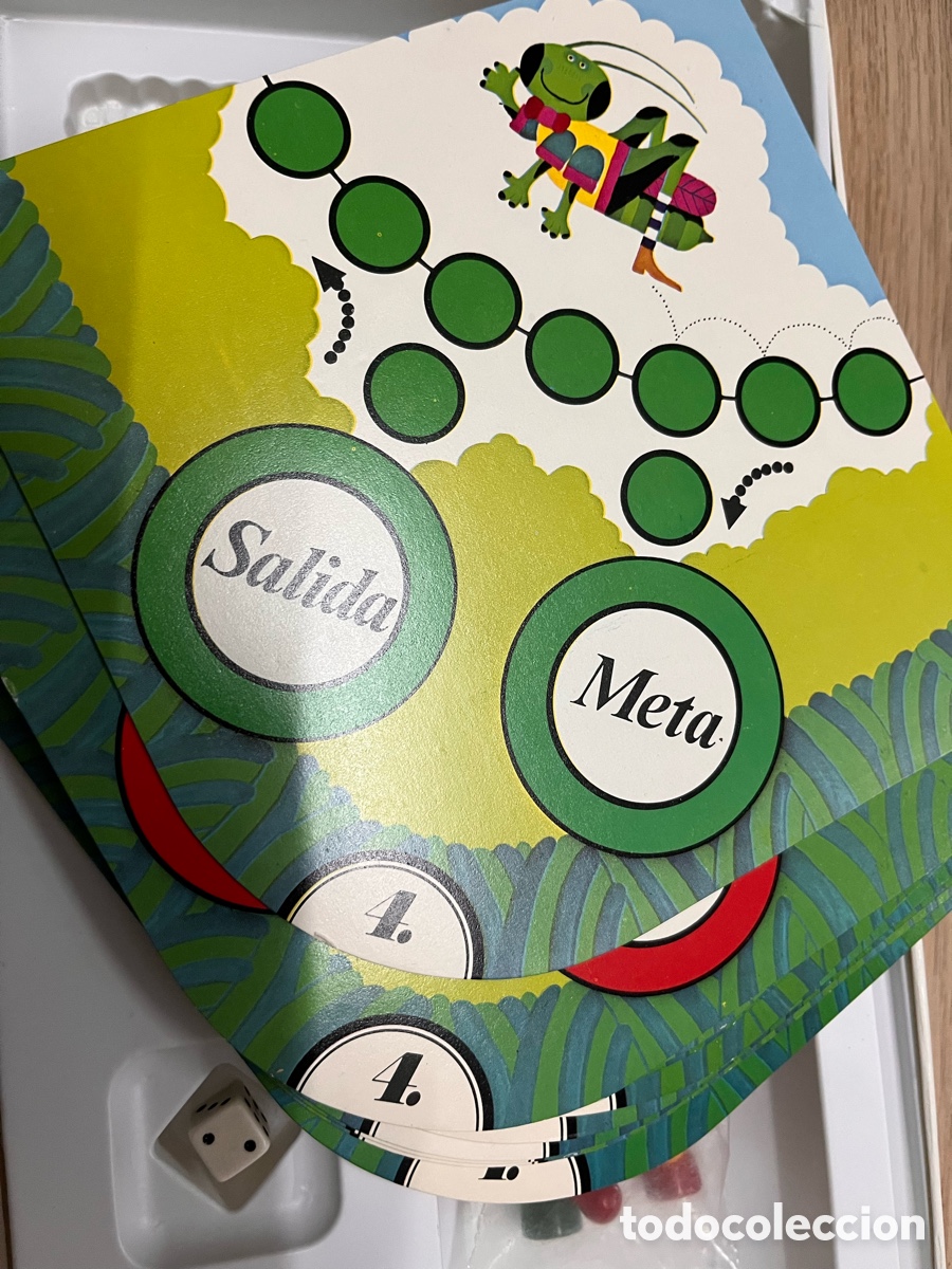 Juegos de mesa: Antiguo juego de mesa el saltamontes. Schmidt. Diagonal - Foto 3