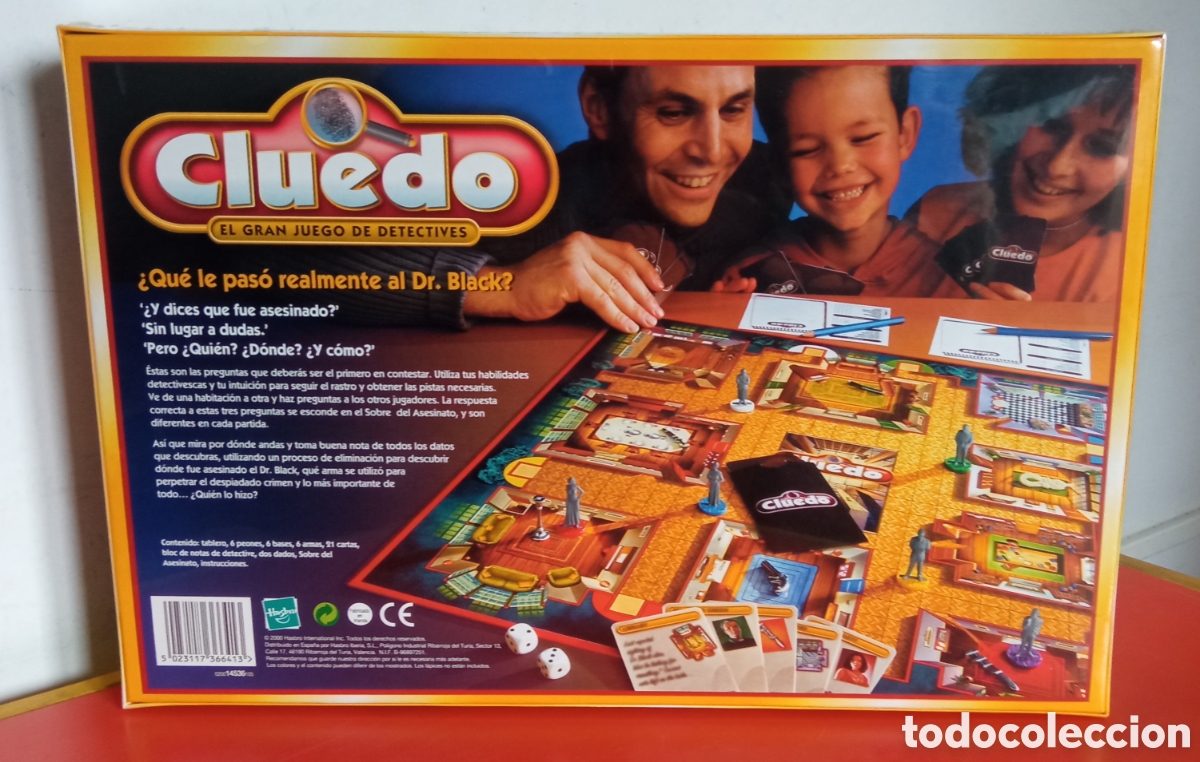 Juegos de mesa: CLUEDO.EDICI&Oacute;N A&Ntilde;O 2000 HASBRO.CAJA SIN ABRIR. - Foto 3