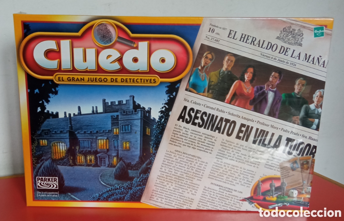 Juegos de mesa: CLUEDO.EDICI&Oacute;N A&Ntilde;O 2000 HASBRO.CAJA SIN ABRIR. - Foto 1