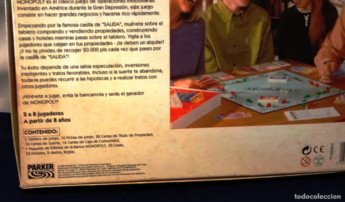 Juegos de mesa: Tablero de Monopoly, edici&oacute;n del a&ntilde;o 2000 - Foto 3