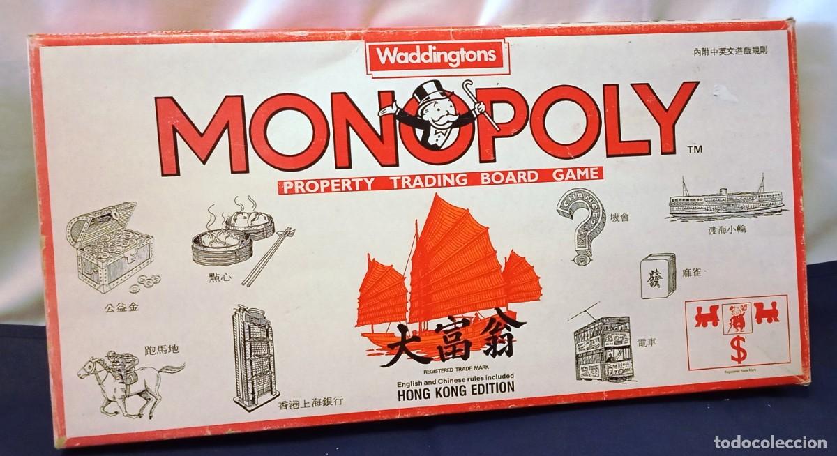 Juegos de mesa: Juego de mesa Monopoly. Edici&oacute;n Hong Kong de Waddingtons - Foto 1