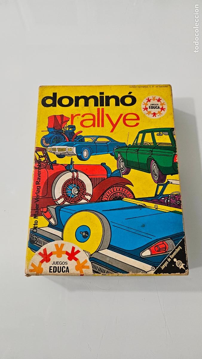 Juegos de mesa: Domin&oacute; rallye / EDUCA / 1969 / Incompleto - Foto 8