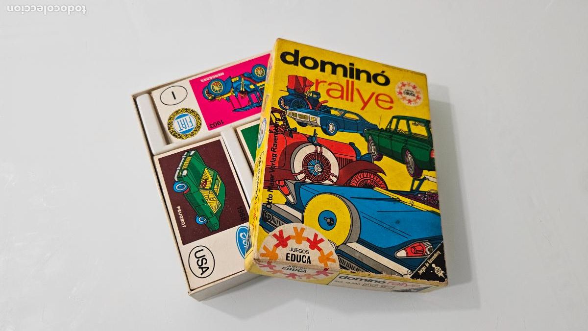 Juegos de mesa: Domin&oacute; rallye / EDUCA / 1969 / Incompleto - Foto 1