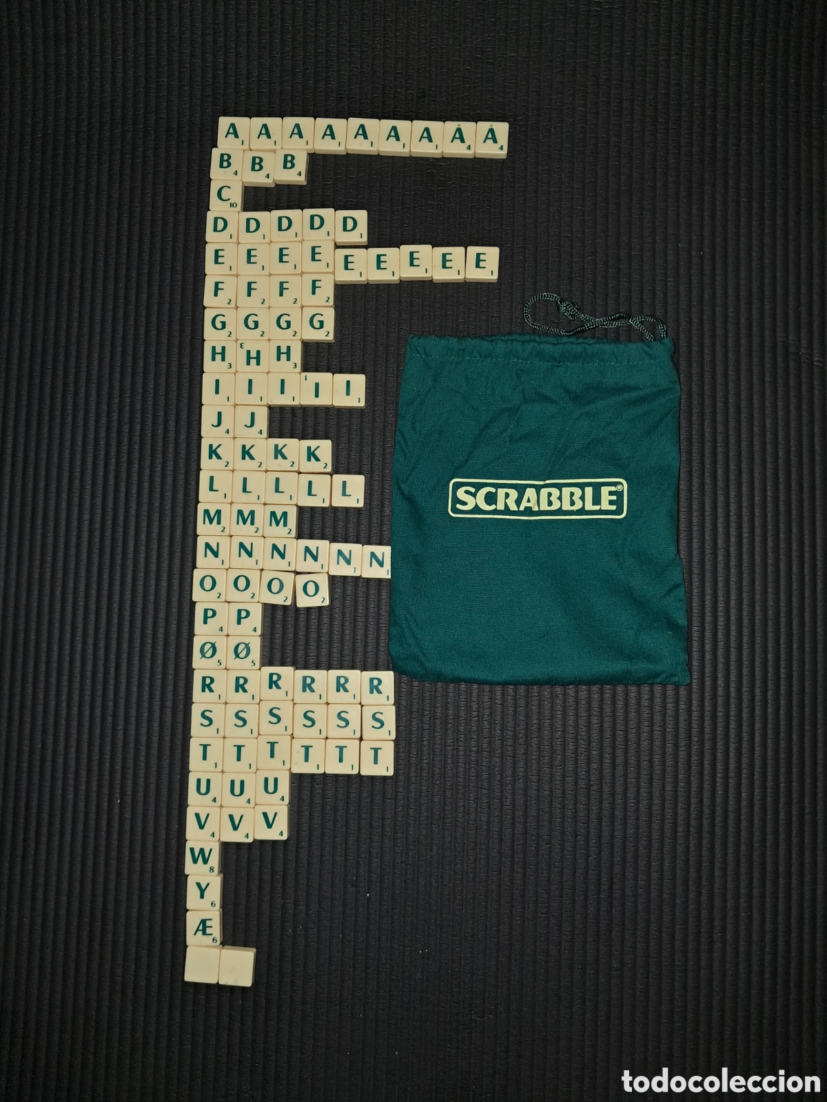 Juegos de mesa: FICHAS SCRABBLE CON BOLSA - Foto 1