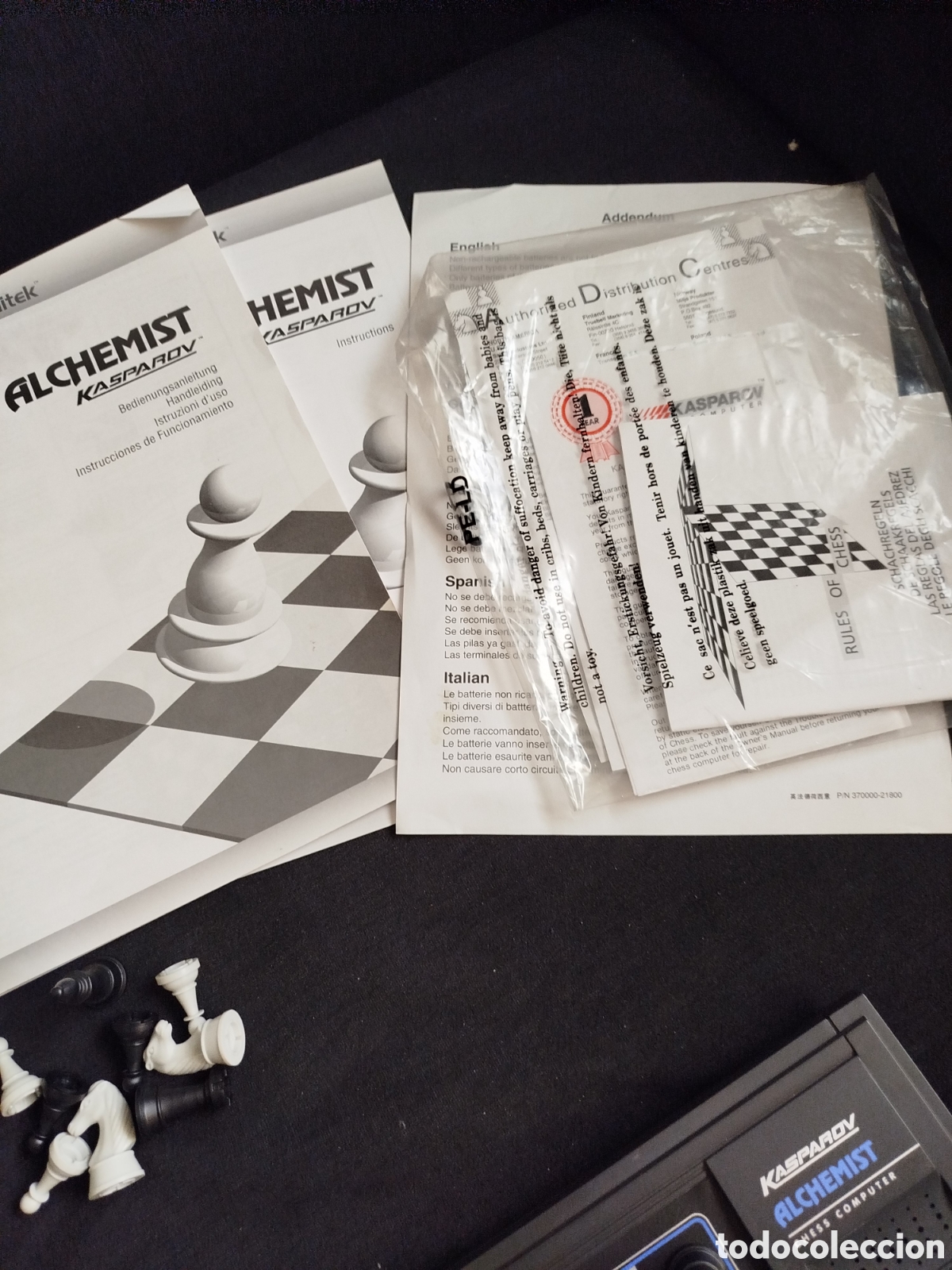 Juegos de mesa: Saitek Kasparov Alchemist 1998 - Version catalana - Foto 5
