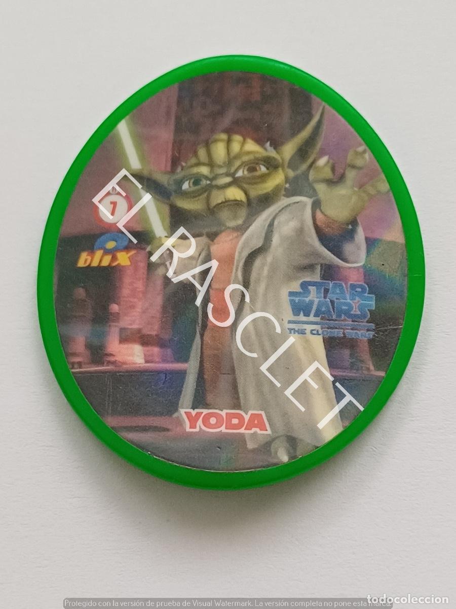 Juegos de mesa: FICHA OVALADA - BLIX - STAR WARS - N&ordm; 1 - YODA - - Foto 1
