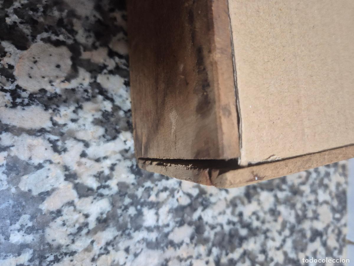 Juegos de mesa: ANTIGUO JUEGO AJEDREZ DE MADERA CON CAJA. - Foto 12