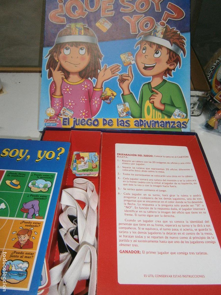 Juegos de mesa: &iquest;QUE SOY YO? - EL JUEGO DE LAS ADIVINANZAS - Foto 2