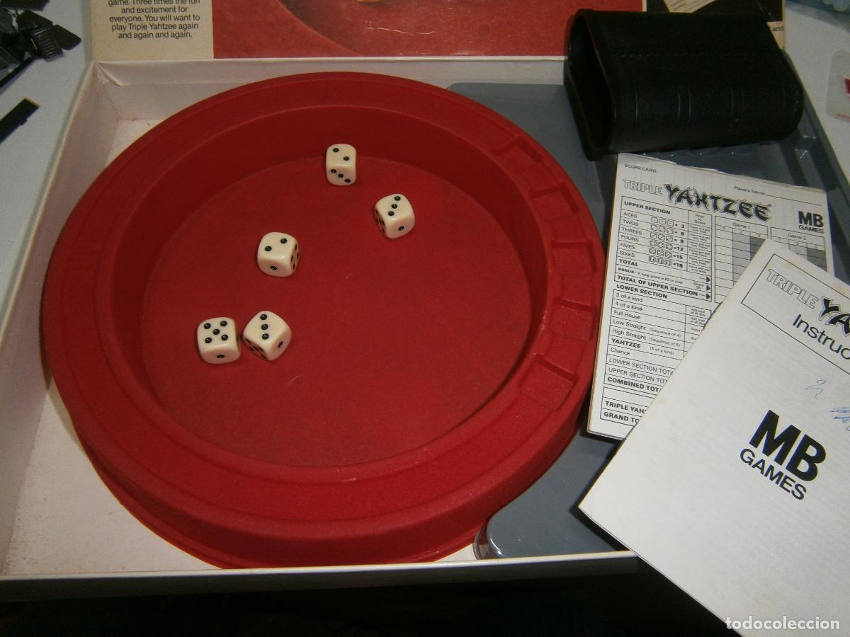 Juegos de mesa: ANTIGUO JUEGO - TRIPLE YANTZEE - Foto 2
