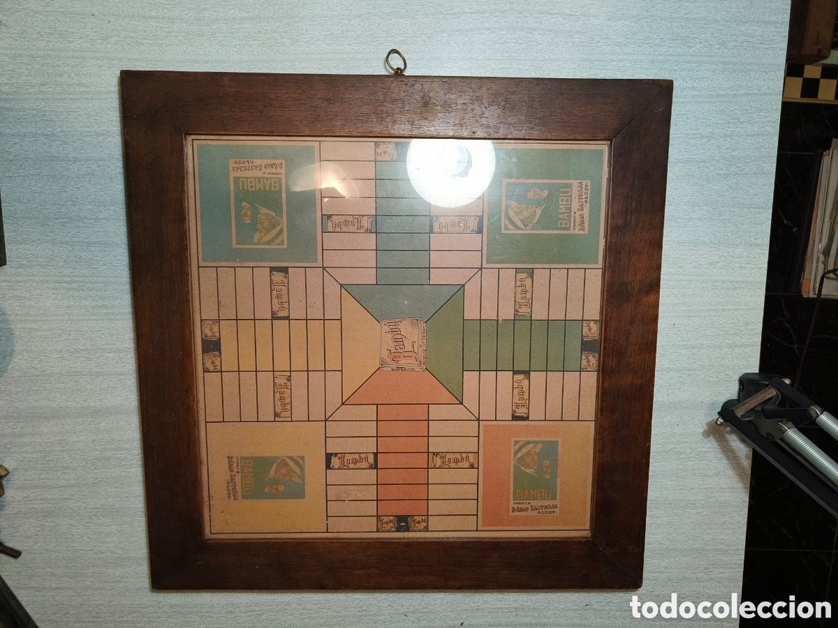 Juegos de mesa: Tablero de juego parch&iacute;s BAMB&Uacute; - Foto 2