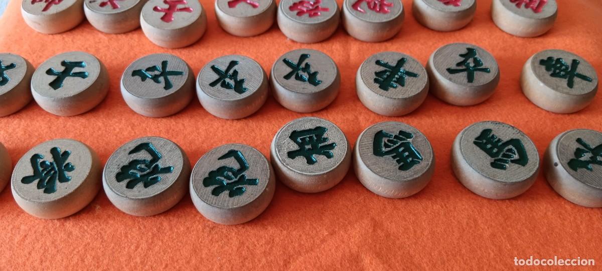 Juegos de mesa: AJEDREZ CHINO DE FICHAS DE MADERA - Foto 2