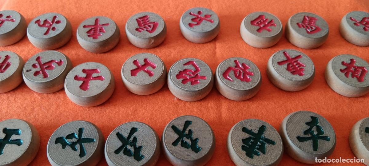Juegos de mesa: AJEDREZ CHINO DE FICHAS DE MADERA - Foto 3