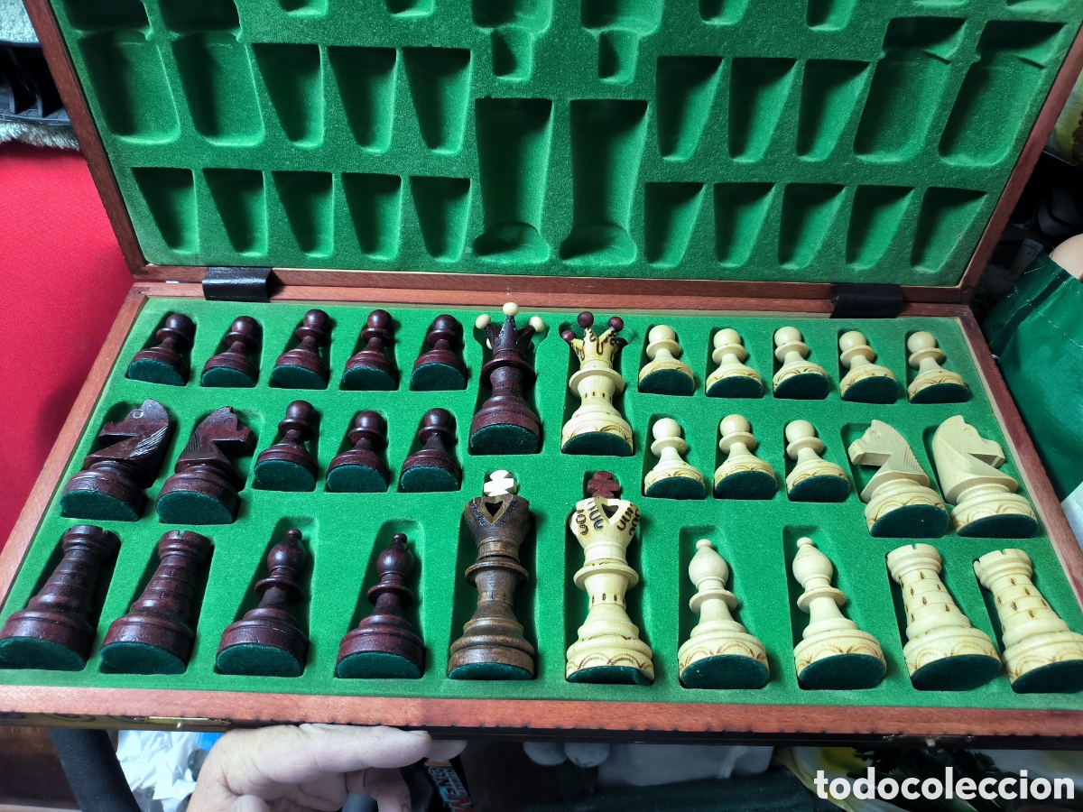 Juegos de mesa: Ajedrez de lujo de madera artesanal - Foto 2