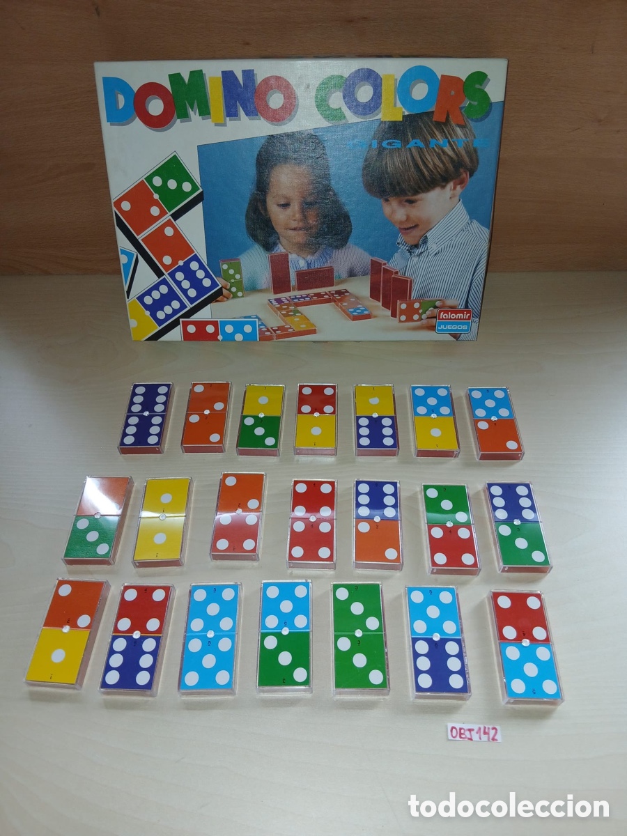 Juegos de mesa: Domino vintage color - Foto 1