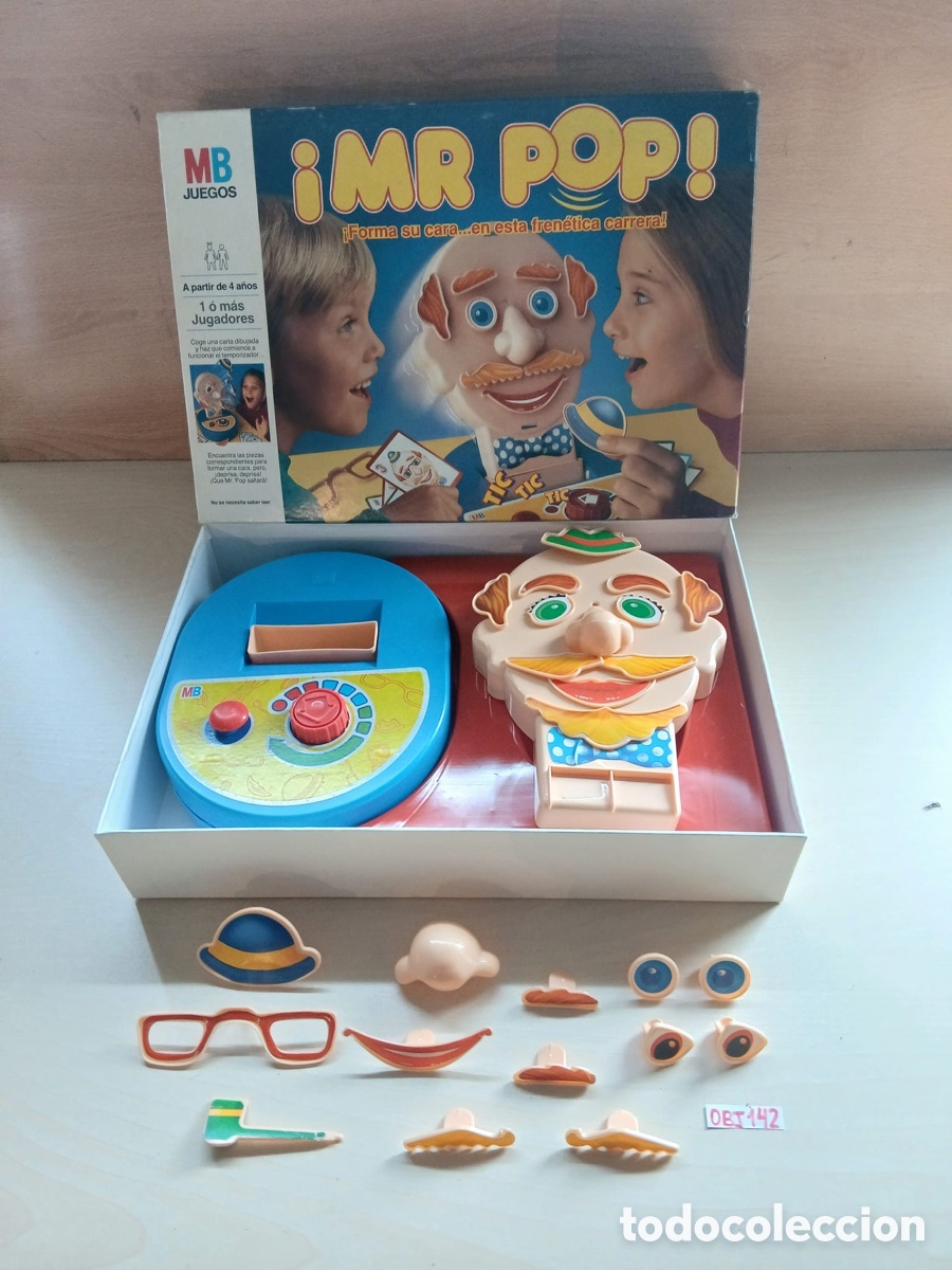Juegos de mesa: MB mr pop vintage a&ntilde;os 80 - Foto 1