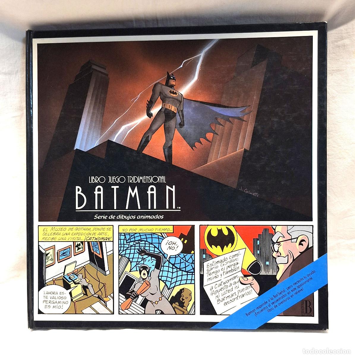 Juegos de mesa: Batman Libro Juego Tridimensional de DC C&oacute;mics a&ntilde;o 94 - Foto 1