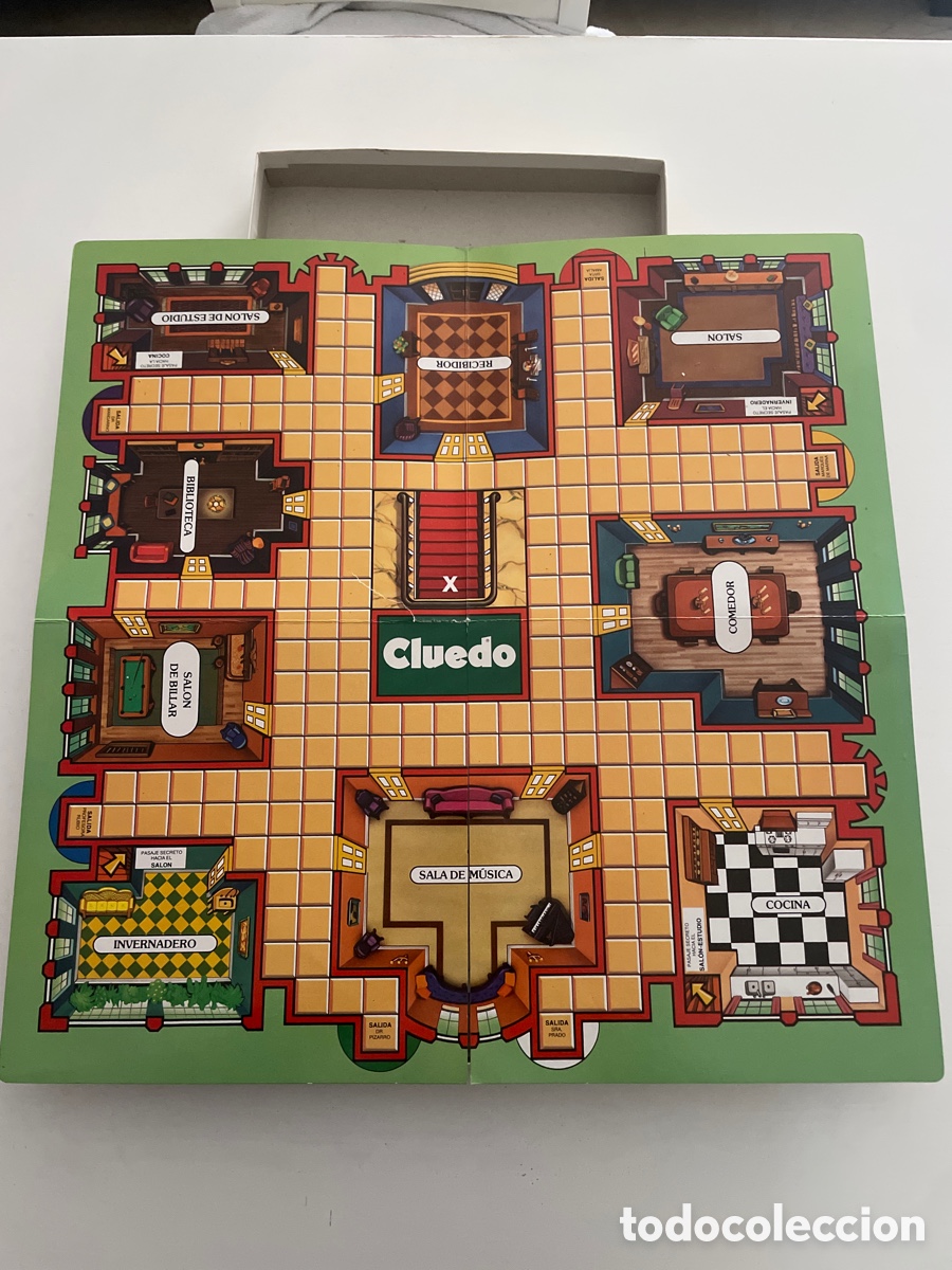 Juegos de mesa: CLUEDO Juego de Mesa COMPLETO - Foto 3