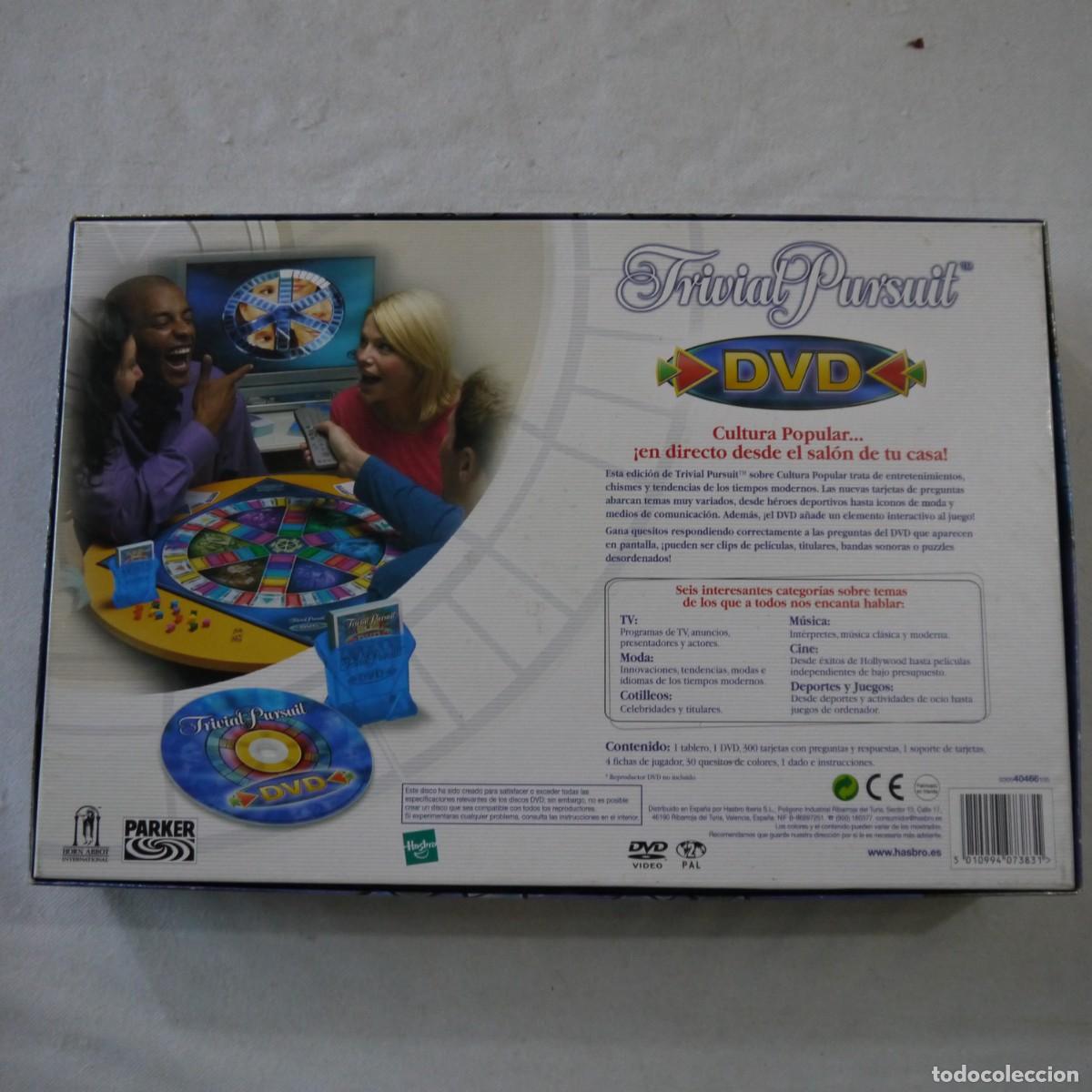 Juegos de mesa: TRIVIAL PURSUIT DVD - PARKER - 2005 - Foto 11