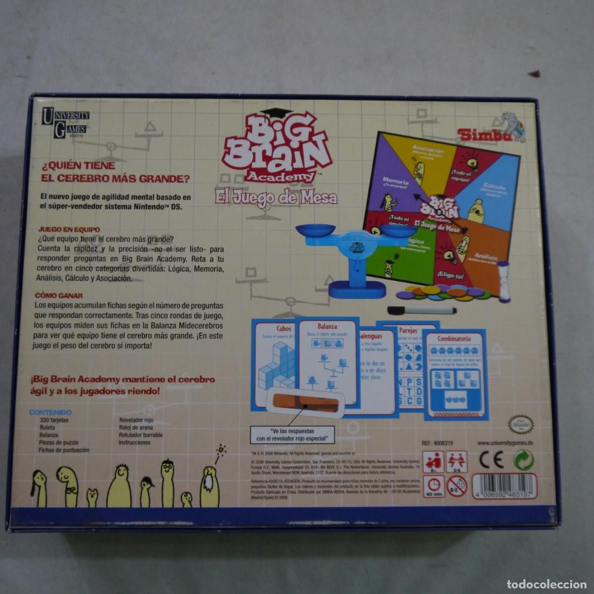 Juegos de mesa: BIG BRAIN ACADEMY / EL JUEGO DE MESA - SIMBA - 2008 - Foto 2