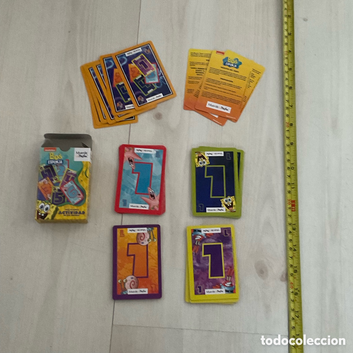 Juegos de mesa: UNO. Juego de cartas. Edici&oacute;n Bob Esponja - Foto 2