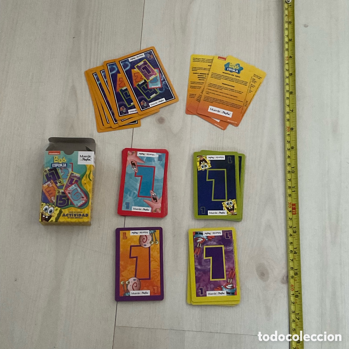 Juegos de mesa: UNO. Juego de cartas. Edici&oacute;n Bob Esponja - Foto 4